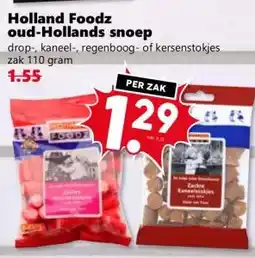 Coop Holland Foodz oud-Hollands snoep aanbieding