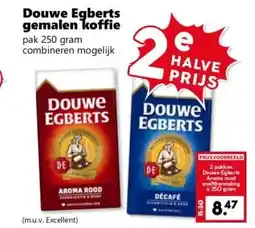 Coop Douwe Egberts gemalen koffie aanbieding