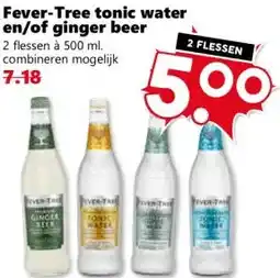 Coop Fever-Tree tonic water en/of ginger beer aanbieding