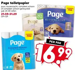 Coop Page toiletpapier aanbieding