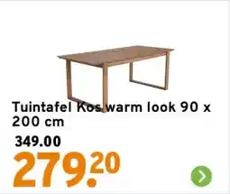 GAMMA Tuintafel Kos warm look 90 x 200 cm aanbieding