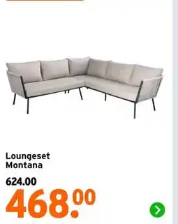 GAMMA Loungeset Montana aanbieding