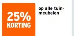 GAMMA op alle tuin- meubelen aanbieding