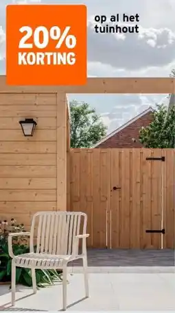 GAMMA op al het tuinhout aanbieding