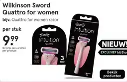 Etos Wilkinson Sword Quattro for women aanbieding