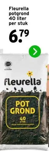 GAMMA Fleurella potgrond 40 liter aanbieding