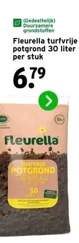GAMMA Fleurella turfvrije potgrond 30 liter aanbieding