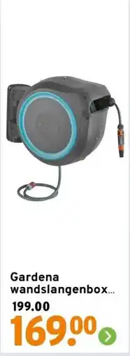 GAMMA Gardena wandslangenbox Roll Up 25 meter incl. tuinspuit aanbieding
