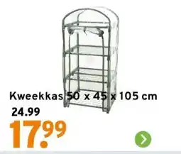 GAMMA Kweekkas 50 x 45 x 105 cm aanbieding