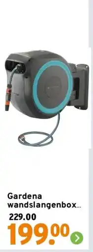 GAMMA Gardena wandslangenbox Roll Up 35 meter incl tuinspuit aanbieding