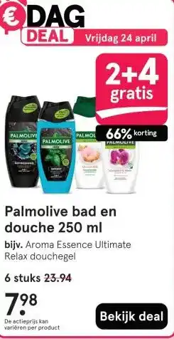 Etos Palmolive bad en douche 250 ml aanbieding