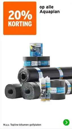 GAMMA op alle Aquaplan aanbieding