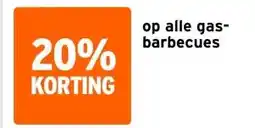 GAMMA op alle gas- barbecues aanbieding