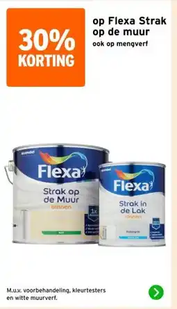 GAMMA op Flexa Strak op de muur ook op mengverf aanbieding