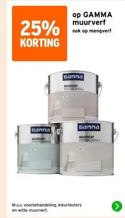 GAMMA op GAMMA muurverf aanbieding