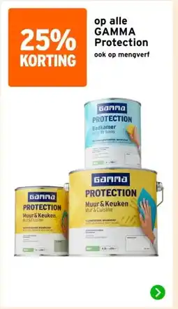 GAMMA op alle GAMMA Protection aanbieding