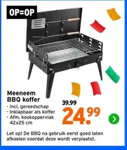 GAMMA Meeneem BBQ koffer aanbieding