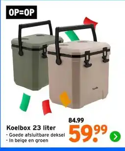 GAMMA Koelbox 23 liter aanbieding