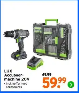 GAMMA LUX Accuboor- machine 20V aanbieding