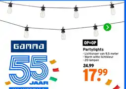 GAMMA Partylights aanbieding