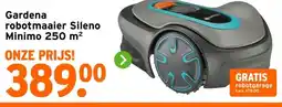 GAMMA Gardena robotmaaier Sileno Minimo 250 m² aanbieding
