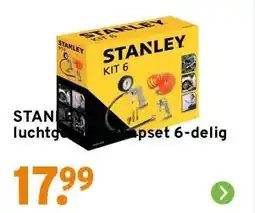 GAMMA STANLEY luchtgereedschapset 6-delig aanbieding