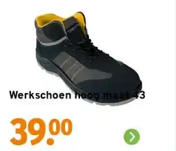 GAMMA Werkschoen hoog maat 43 aanbieding