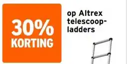 GAMMA op Altrex telescoop- ladders aanbieding