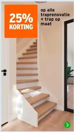 GAMMA op alle traprenovatie + trap op maat aanbieding