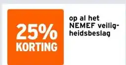 GAMMA op al het NEMEF veilig- heidsbeslag aanbieding