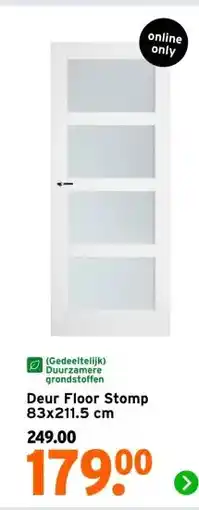 GAMMA Deur Floor Stomp aanbieding