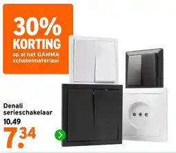 GAMMA Denali serieschakelaar aanbieding