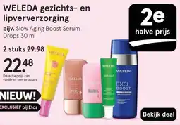 Etos WELEDA gezichts- enlipververzorging aanbieding