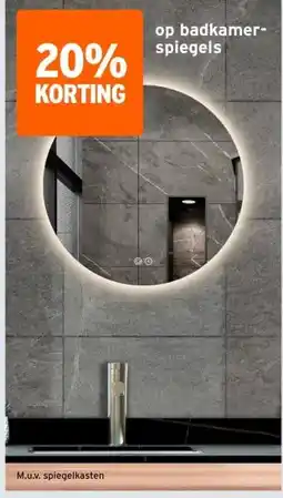 GAMMA op badkamer- spiegels aanbieding