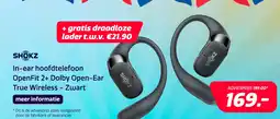 Electroworld Shokz OpenFit 2+ Dolby Open-Ear True Wireless - Zwart aanbieding