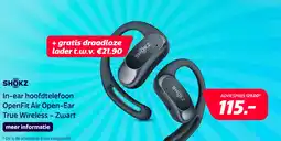 Electroworld Shokz OpenFit Air Open-Ear True Wireless - Zwart aanbieding