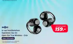 Electroworld Shokz OpenDots Clip-On Open-Ear True Wireless - Zwart aanbieding