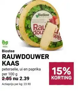 Ekoplaza Biostee RAUWDOUWER KAAS aanbieding