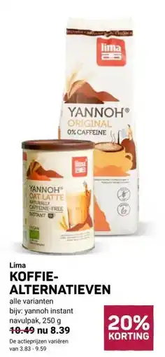 Ekoplaza Lima KOFFIE- ALTERNATIEVEN aanbieding