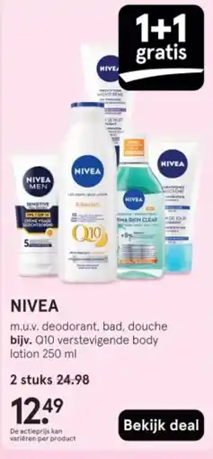 Etos Nivea aanbieding