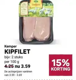 Ekoplaza Kemper KIPFILET aanbieding