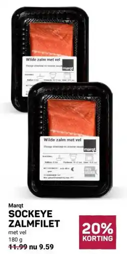 Ekoplaza MarqtSOCKEYE ZALMFILET aanbieding