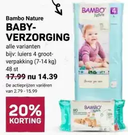 Ekoplaza Bambo Nature BABY- VERZORGING aanbieding