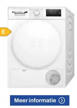De Witgoed Specialist BOSCH Warmtepompdroger aanbieding