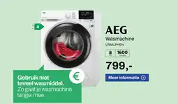 De Witgoed Specialist AEG Wasmachine aanbieding
