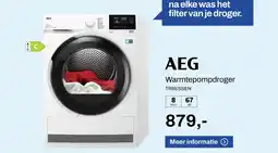 De Witgoed Specialist AEG Warmtepompdroger aanbieding