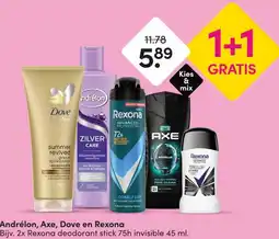 DA Andrélon, Axe, Dove en Rexona aanbieding