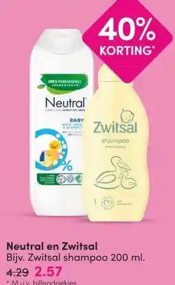 DA Neutral en Zwitsal aanbieding