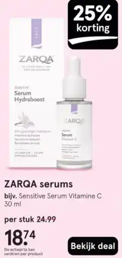 Etos Zarqa serums aanbieding