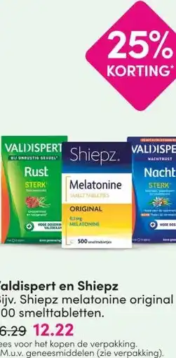 DA Valdispert en Shiepz aanbieding
